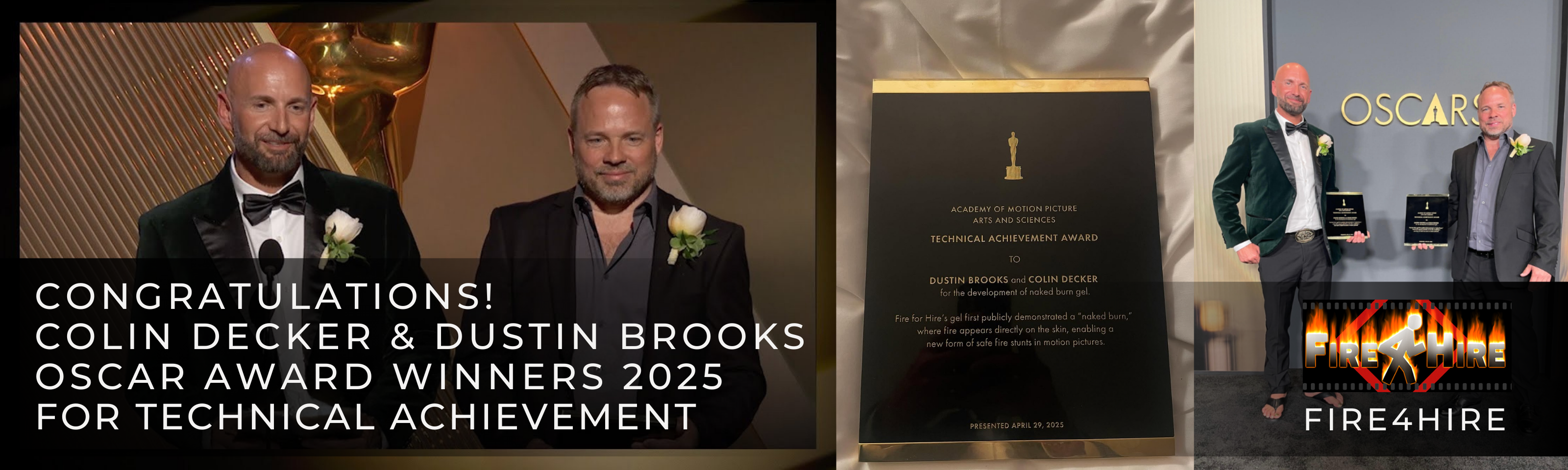 Dustin Brooks & Colin Decker Emmy winners 2025 - StuntList